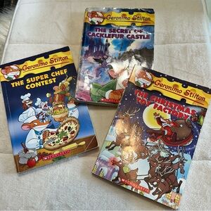 Geronimo stilton set of 3 super chef contest
